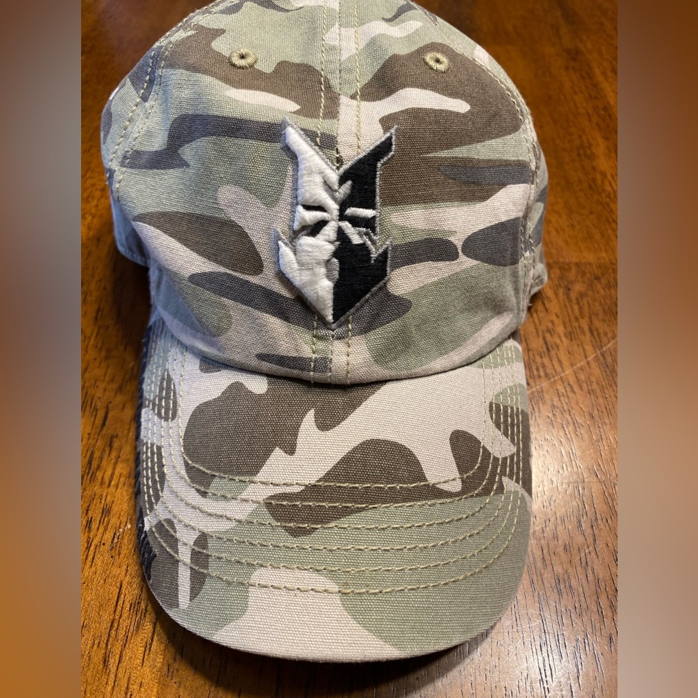 Minor league baseball Indianapolis Indians Operation Hat trick cap in camouflage